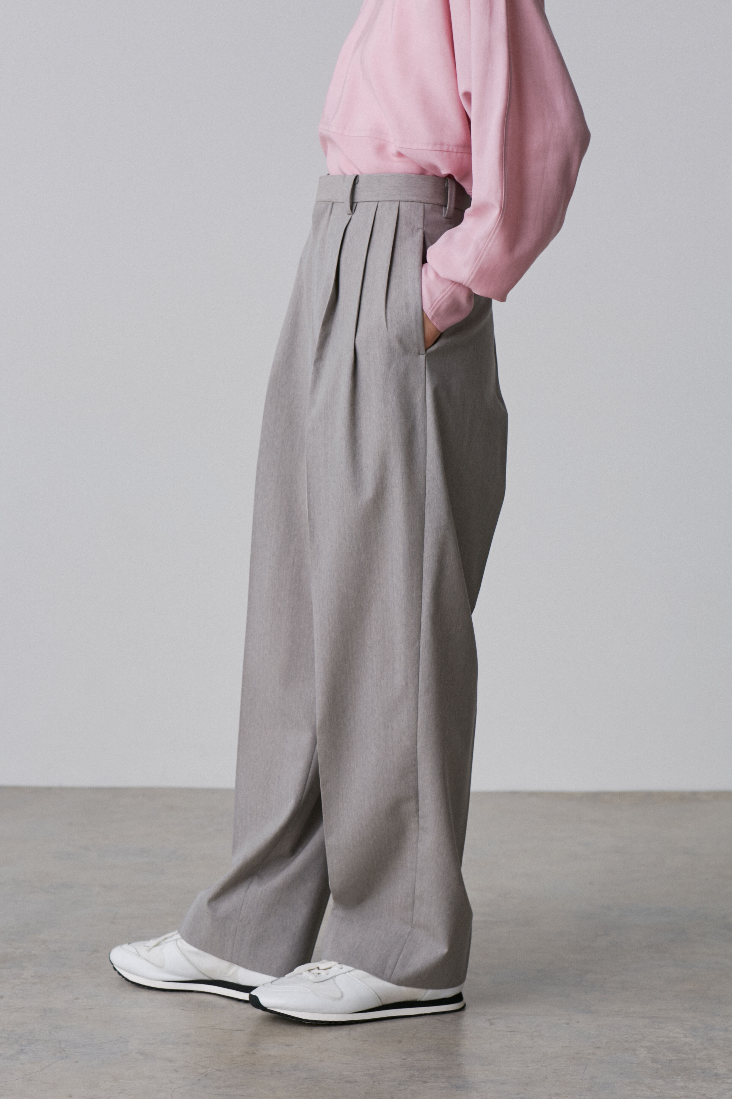 YLEVE 「YLEVE / WOOL CHAMBRAY TROUSERS」|その他|