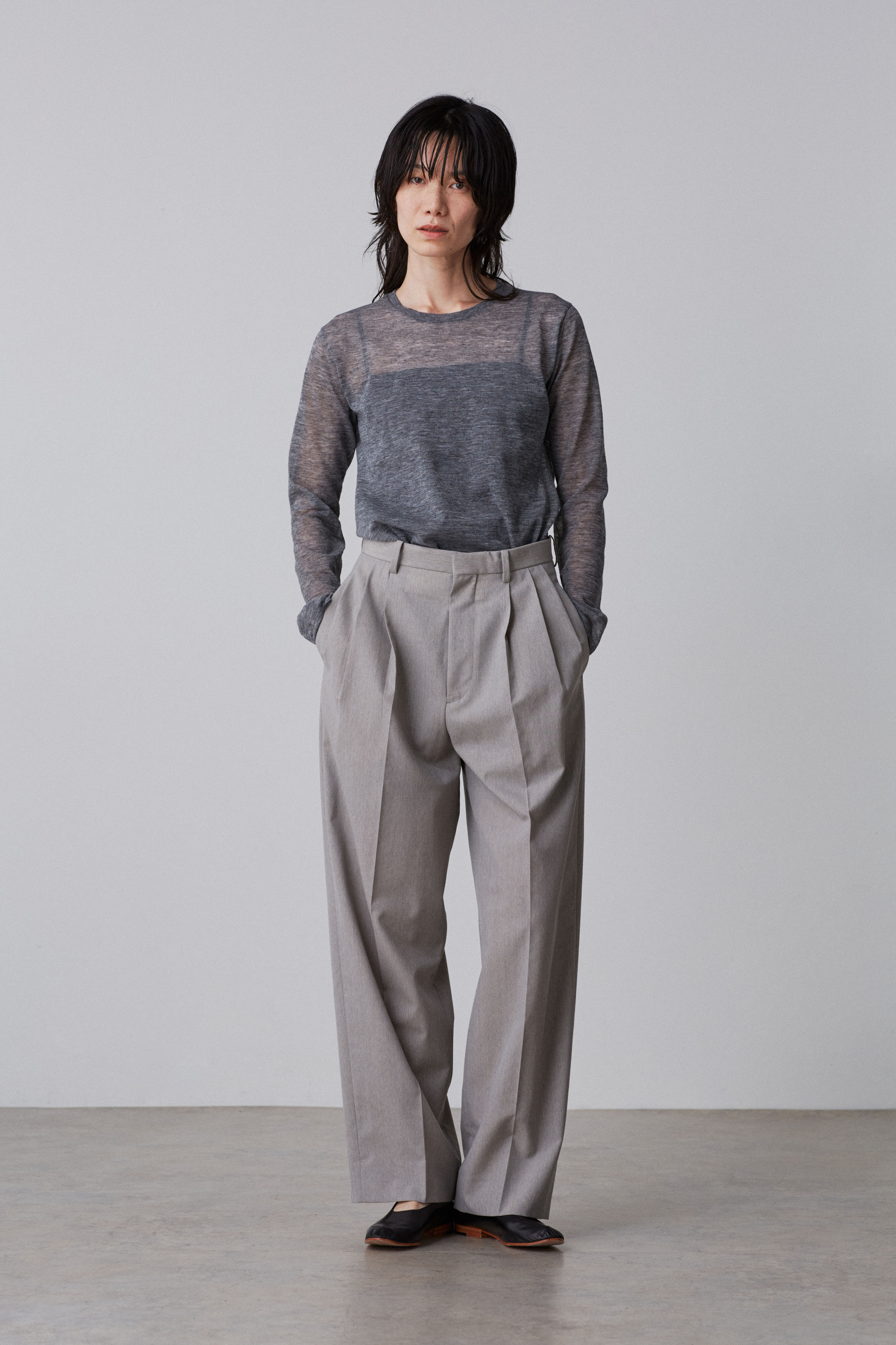 YLEVE 「YLEVE / WOOL CHAMBRAY TROUSERS」|その他|