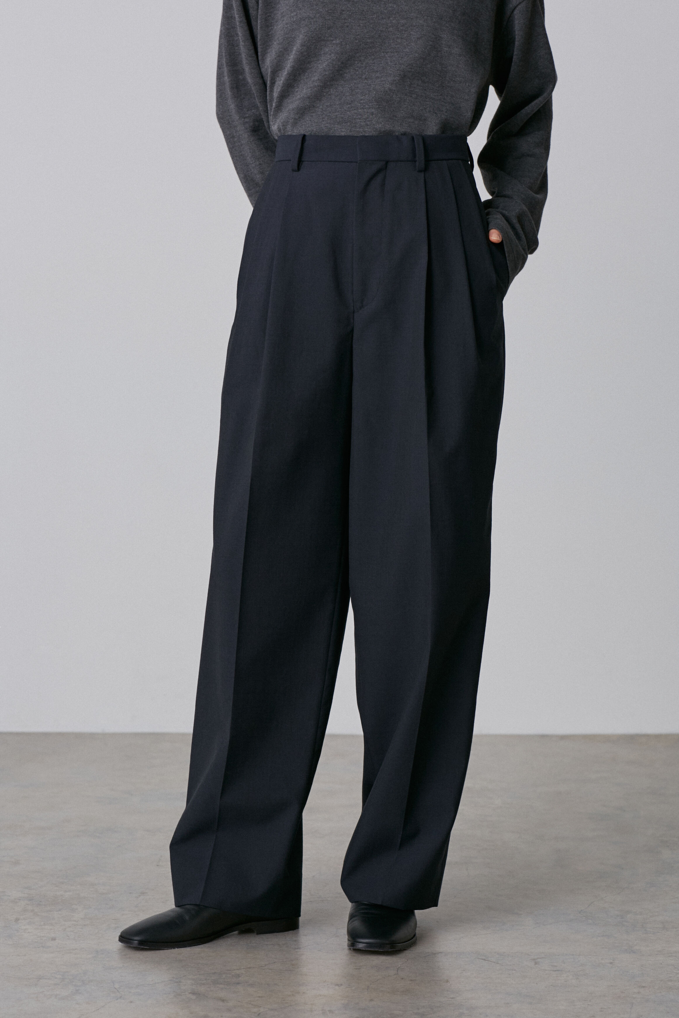 YLEVE 「YLEVE / WOOL CHAMBRAY TROUSERS」|その他|