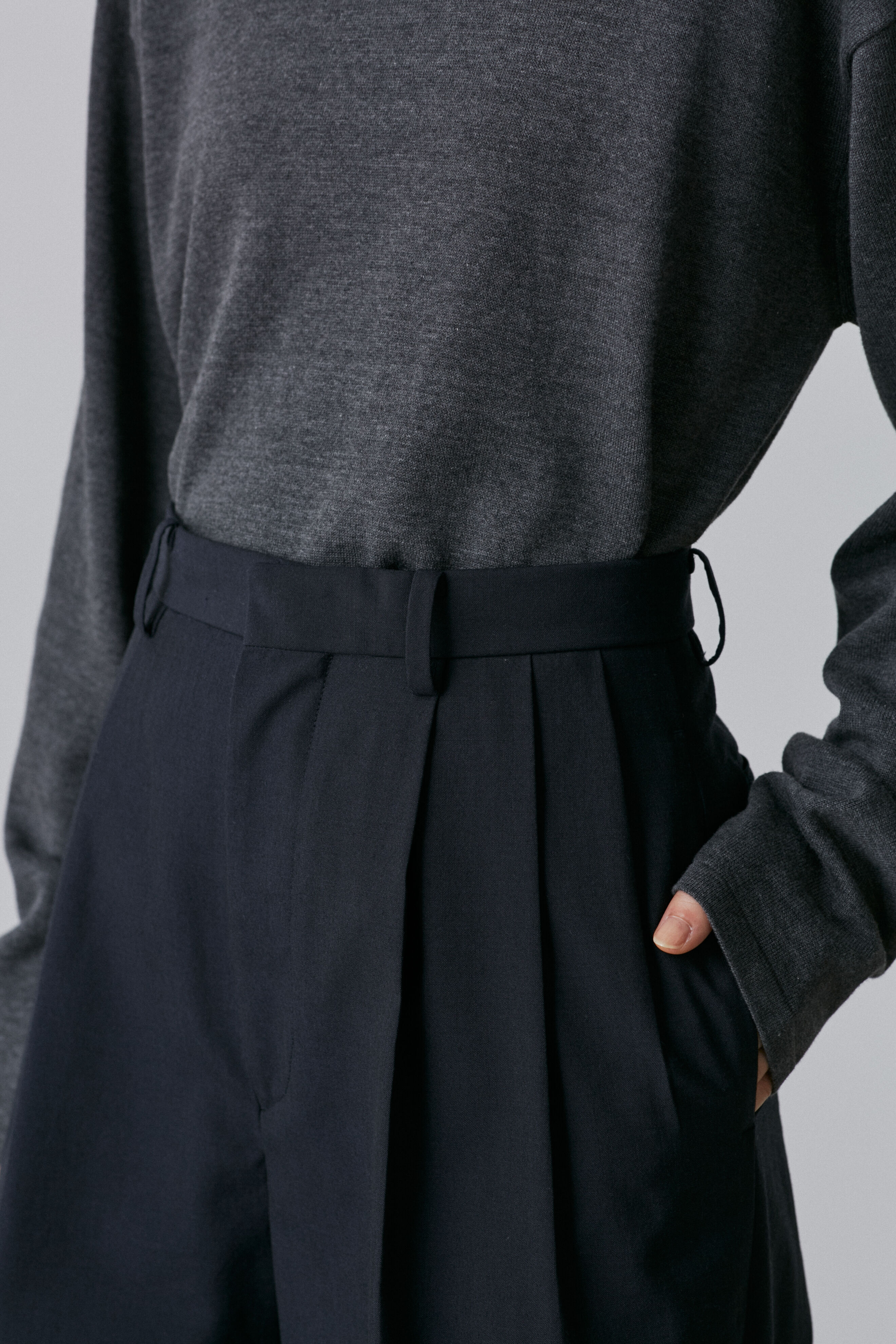 YLEVE 「YLEVE / WOOL CHAMBRAY TROUSERS」|その他|