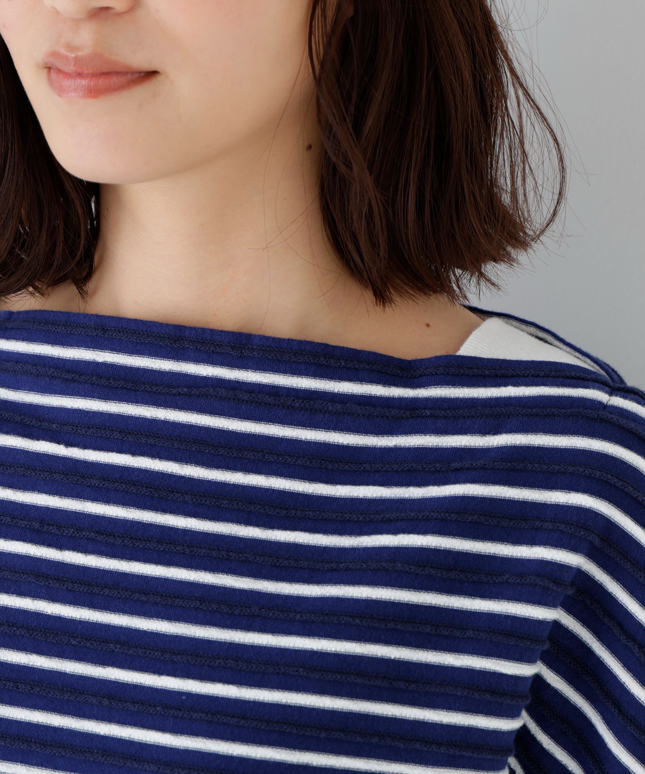  「≪ＮＡＴＩＣコラボ≫ロープボーダーカットソー」|Tシャツ・カットソー|
