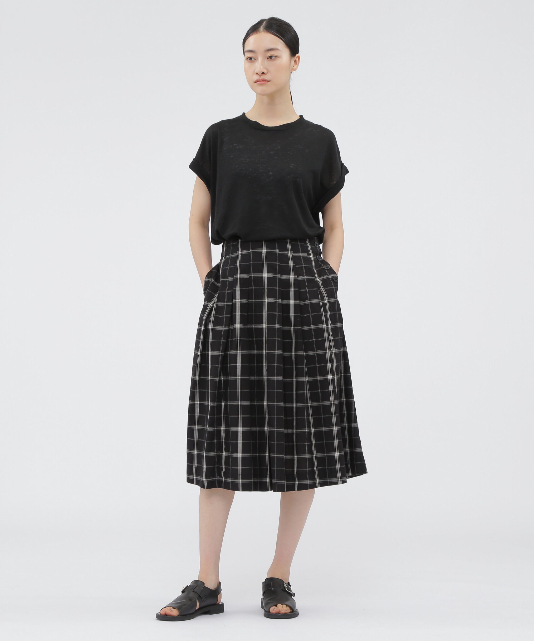  「LINEN JERSEY TOP」|Tシャツ・カットソー|