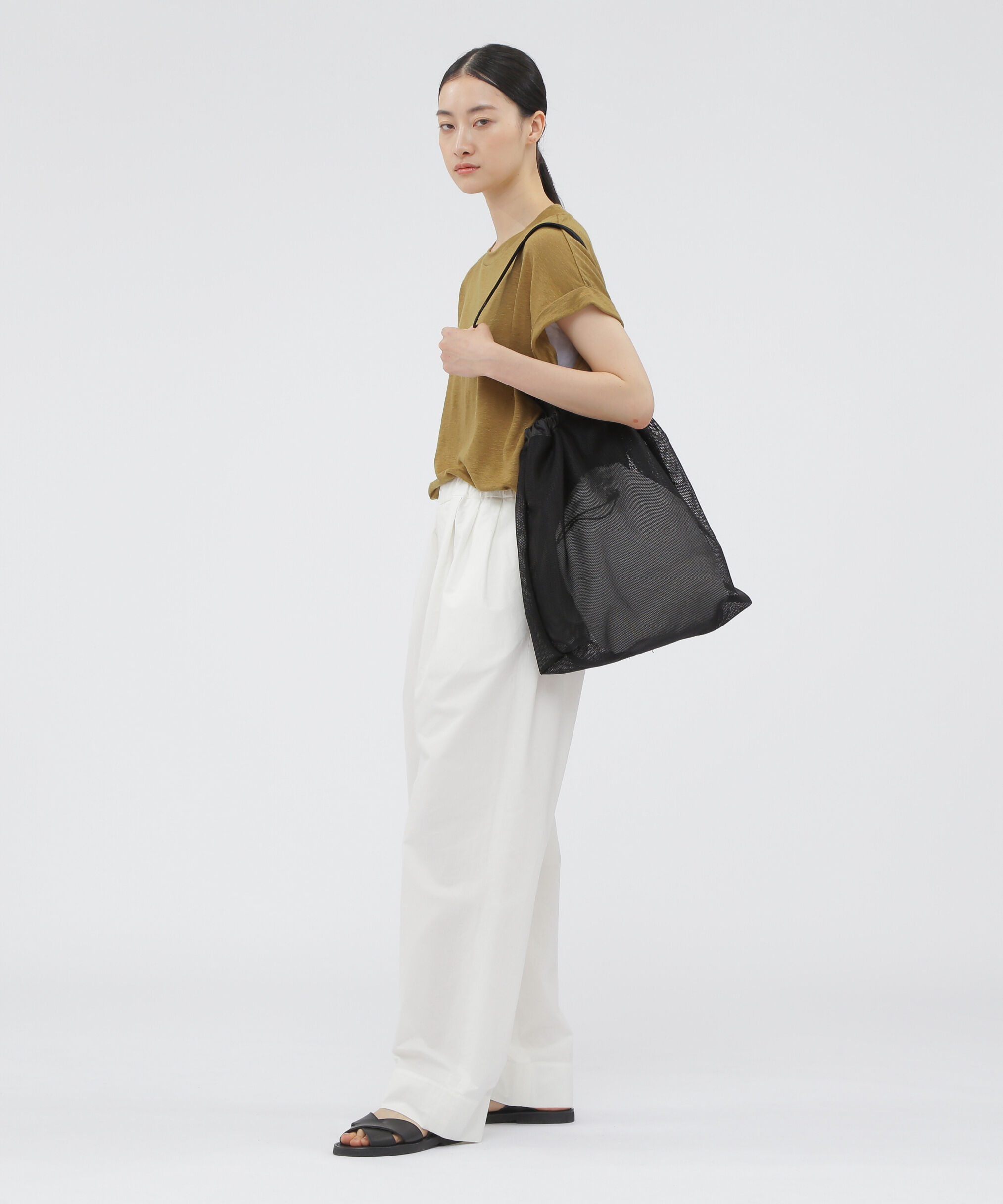  「LINEN JERSEY TOP」|Tシャツ・カットソー|