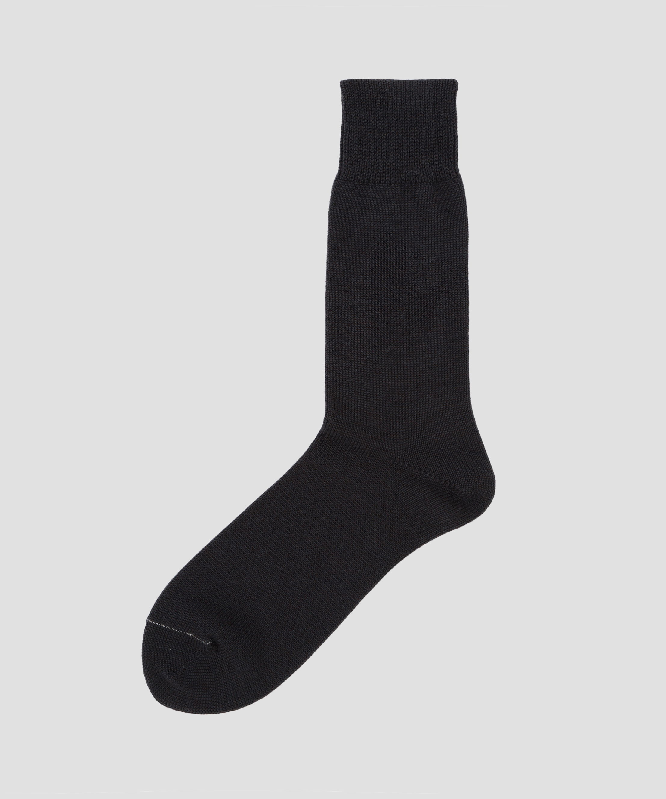 MARGARET HOWELL「MEN COTTON WOOL PLAIN SOCKS」|ソックス|GREY
