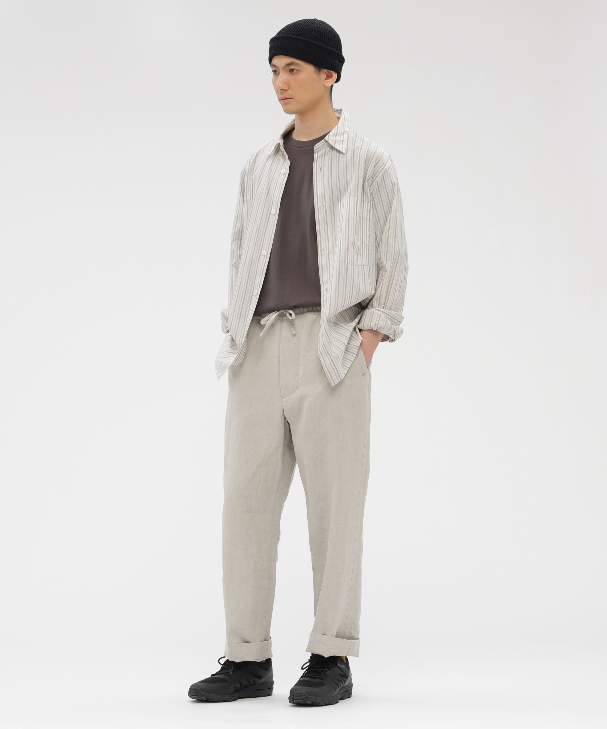 MARGARET HOWELL「YARN DYED LINEN PLAINWEAVE TROUSERS」|その他|