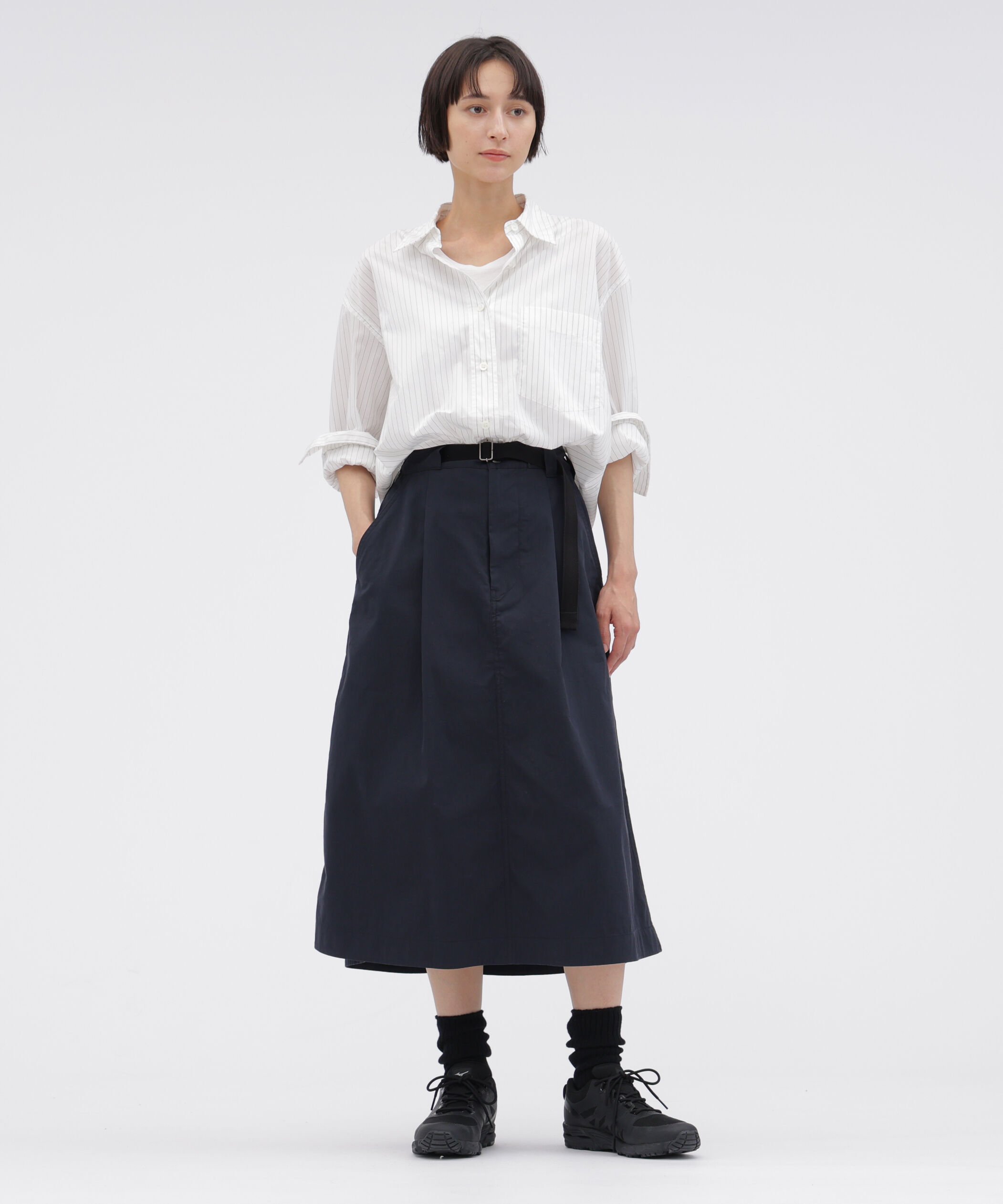  「FINE COTTON STRIPE SHIRT」|シャツ・ブラウス|