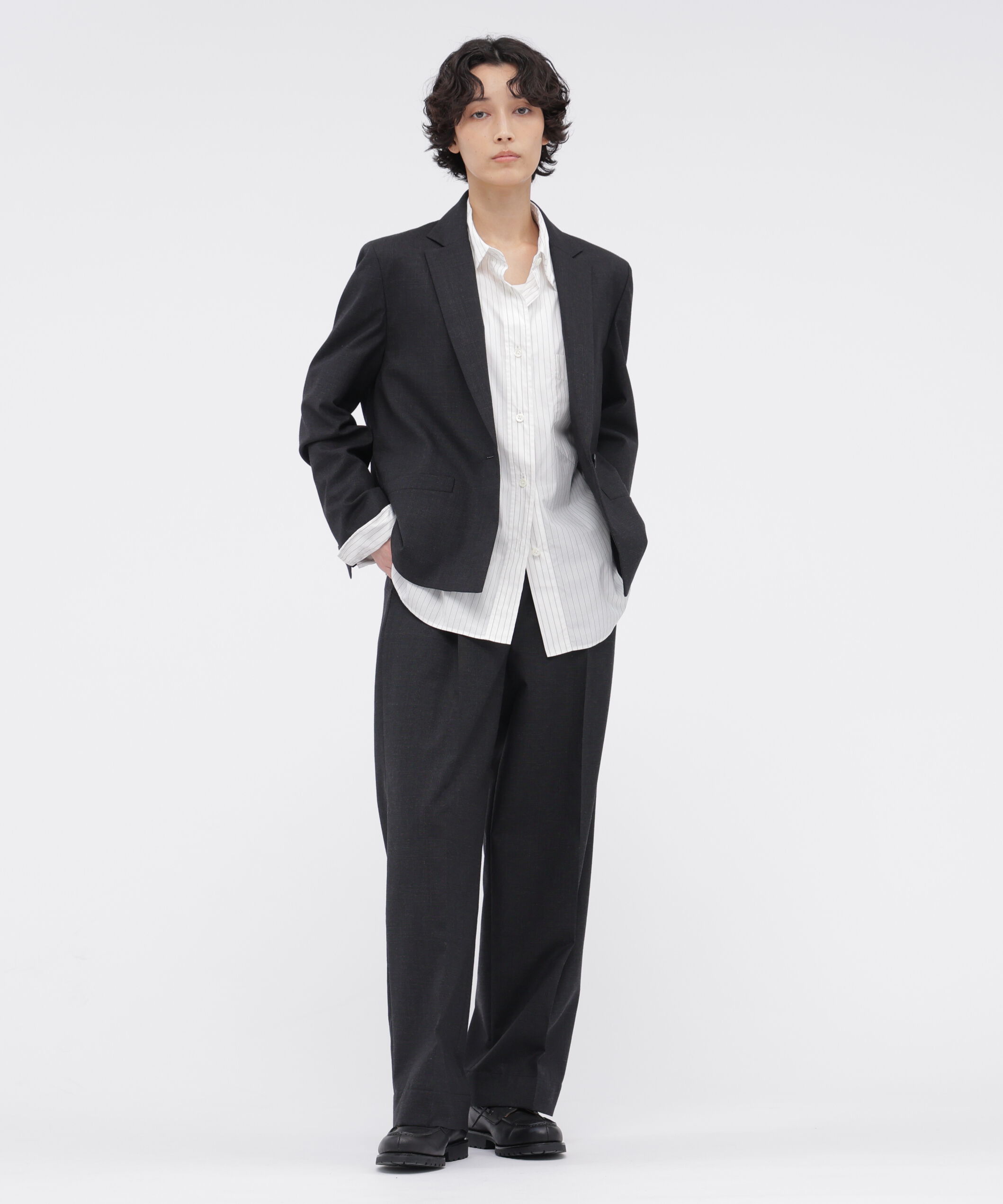  「FINE COTTON STRIPE SHIRT」|シャツ・ブラウス|