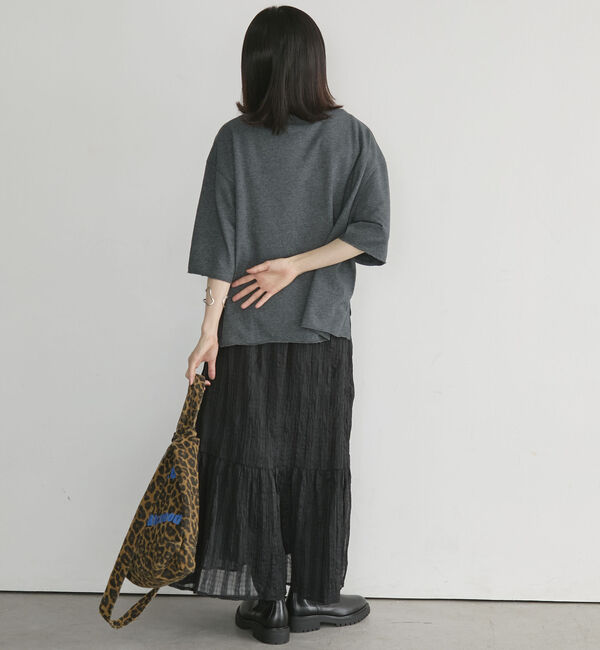Doux archives「ＥＣＬＡＴミニ裏毛ハーフスリーブプルオーバー」|Tシャツ・カットソー|