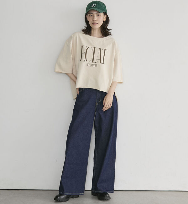 Doux archives「ＥＣＬＡＴミニ裏毛ハーフスリーブプルオーバー」|Tシャツ・カットソー|