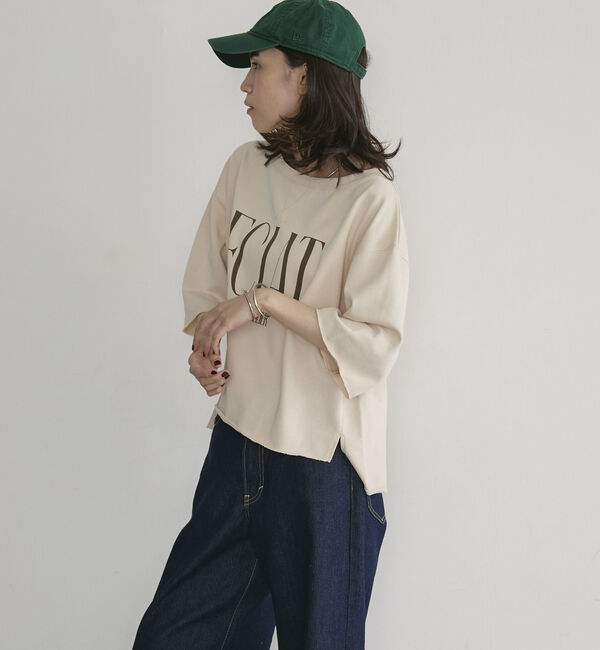 Doux archives「ＥＣＬＡＴミニ裏毛ハーフスリーブプルオーバー」|Tシャツ・カットソー|