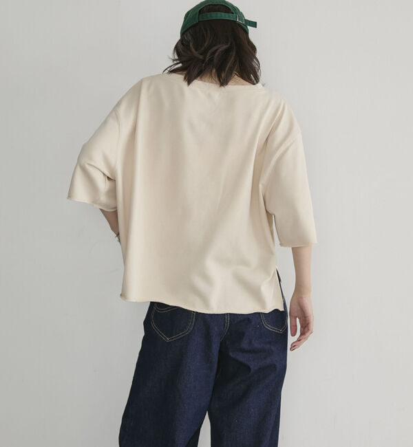 Doux archives「ＥＣＬＡＴミニ裏毛ハーフスリーブプルオーバー」|Tシャツ・カットソー|