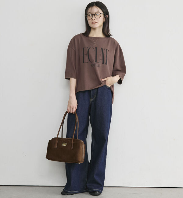 Doux archives「ＥＣＬＡＴミニ裏毛ハーフスリーブプルオーバー」|Tシャツ・カットソー|
