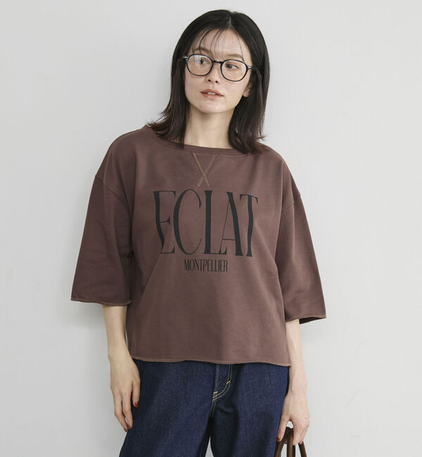 Doux archives「ＥＣＬＡＴミニ裏毛ハーフスリーブプルオーバー」|Tシャツ・カットソー|