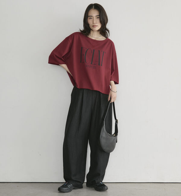 Doux archives「ＥＣＬＡＴミニ裏毛ハーフスリーブプルオーバー」|Tシャツ・カットソー|