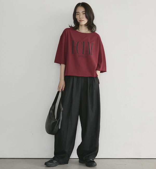 Doux archives「ＥＣＬＡＴミニ裏毛ハーフスリーブプルオーバー」|Tシャツ・カットソー|