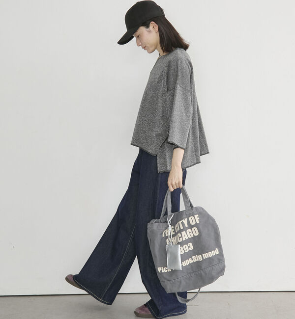 Doux archives「ラメ裏毛ショートスリーブＰＯ／」|Tシャツ・カットソー|