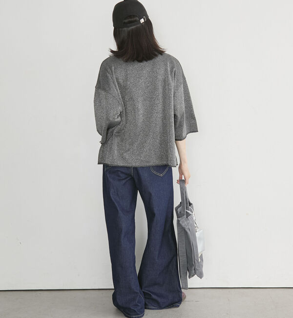 Doux archives「ラメ裏毛ショートスリーブＰＯ／」|Tシャツ・カットソー|