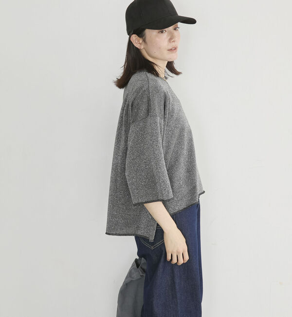 Doux archives「ラメ裏毛ショートスリーブＰＯ／」|Tシャツ・カットソー|