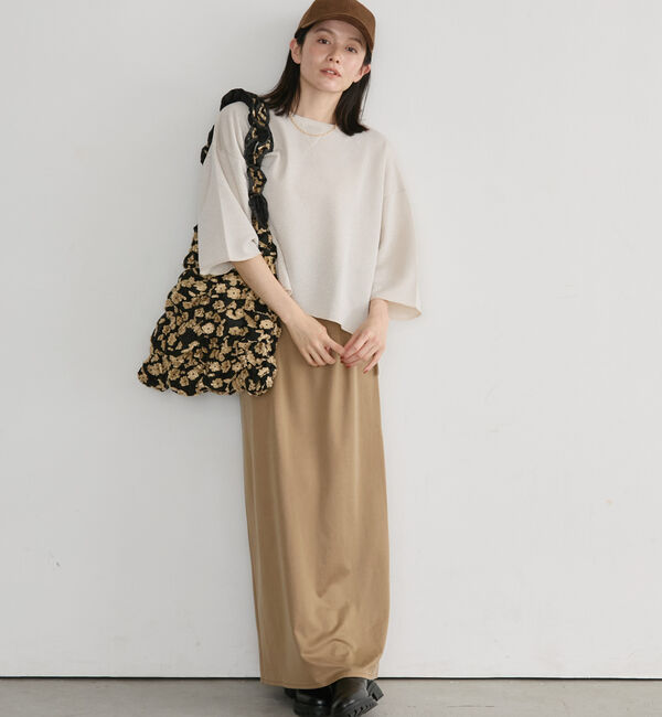 Doux archives「ラメ裏毛ショートスリーブＰＯ／」|Tシャツ・カットソー|