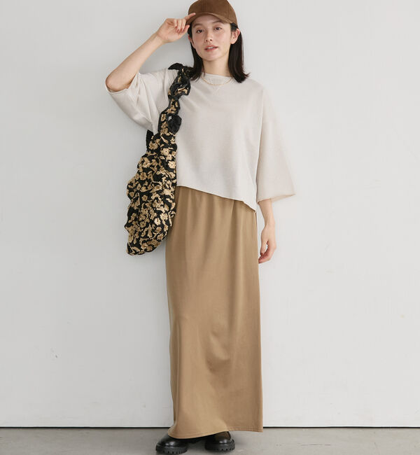 Doux archives「ラメ裏毛ショートスリーブＰＯ／」|Tシャツ・カットソー|