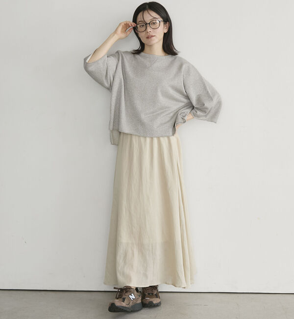 Doux archives「ラメ裏毛ショートスリーブＰＯ／」|Tシャツ・カットソー|