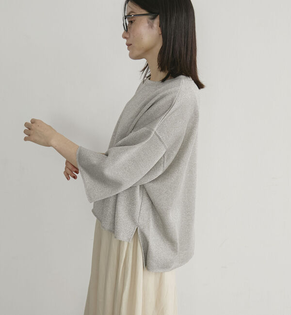 Doux archives「ラメ裏毛ショートスリーブＰＯ／」|Tシャツ・カットソー|