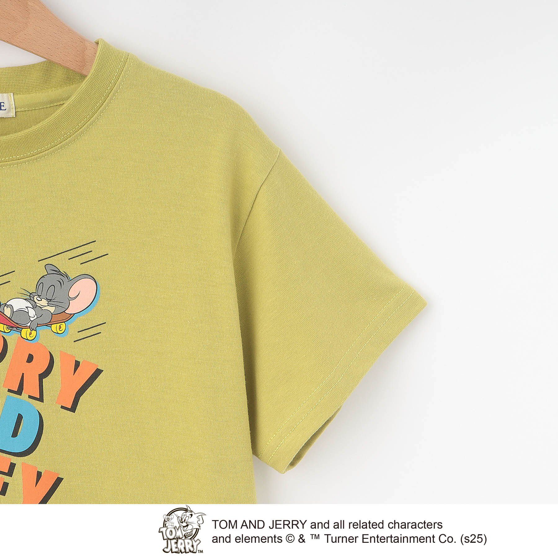 SHOO･LA･RUE「【TOM and JERRY】 ひんやり裾レイヤードTシャツ」|Tシャツ・カットソー|