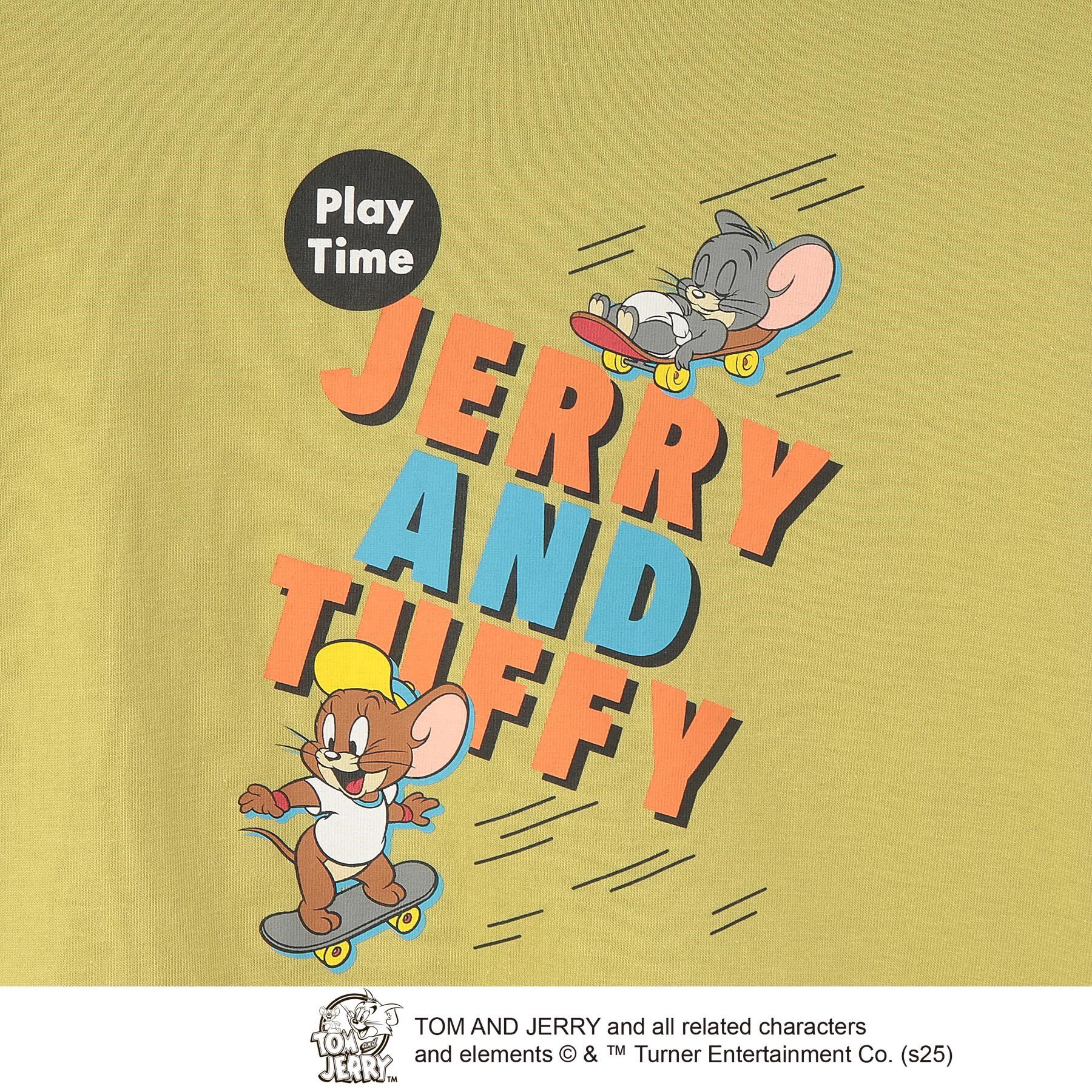 SHOO･LA･RUE「【TOM and JERRY】 ひんやり裾レイヤードTシャツ」|Tシャツ・カットソー|