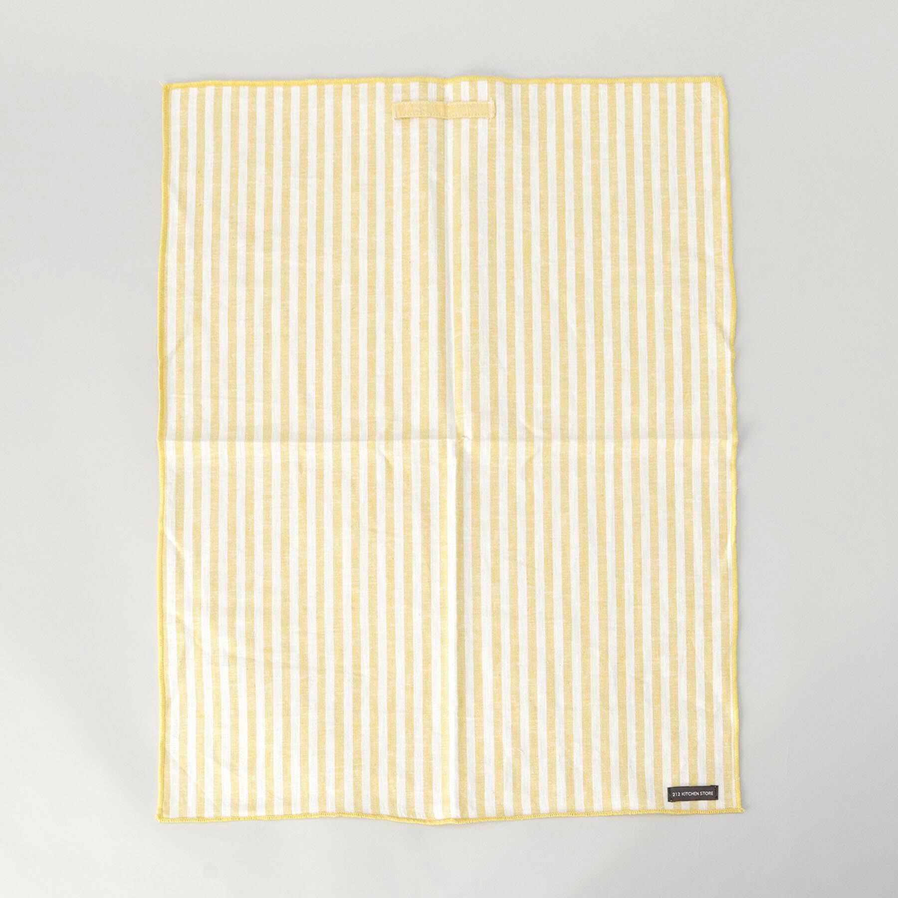 212 KITCHEN STORE「ブロックストライプ リネンコットン キッチンクロス L 45x60cm LM ＜212Kオリジナル＞」|食器・キッチングッズ|
