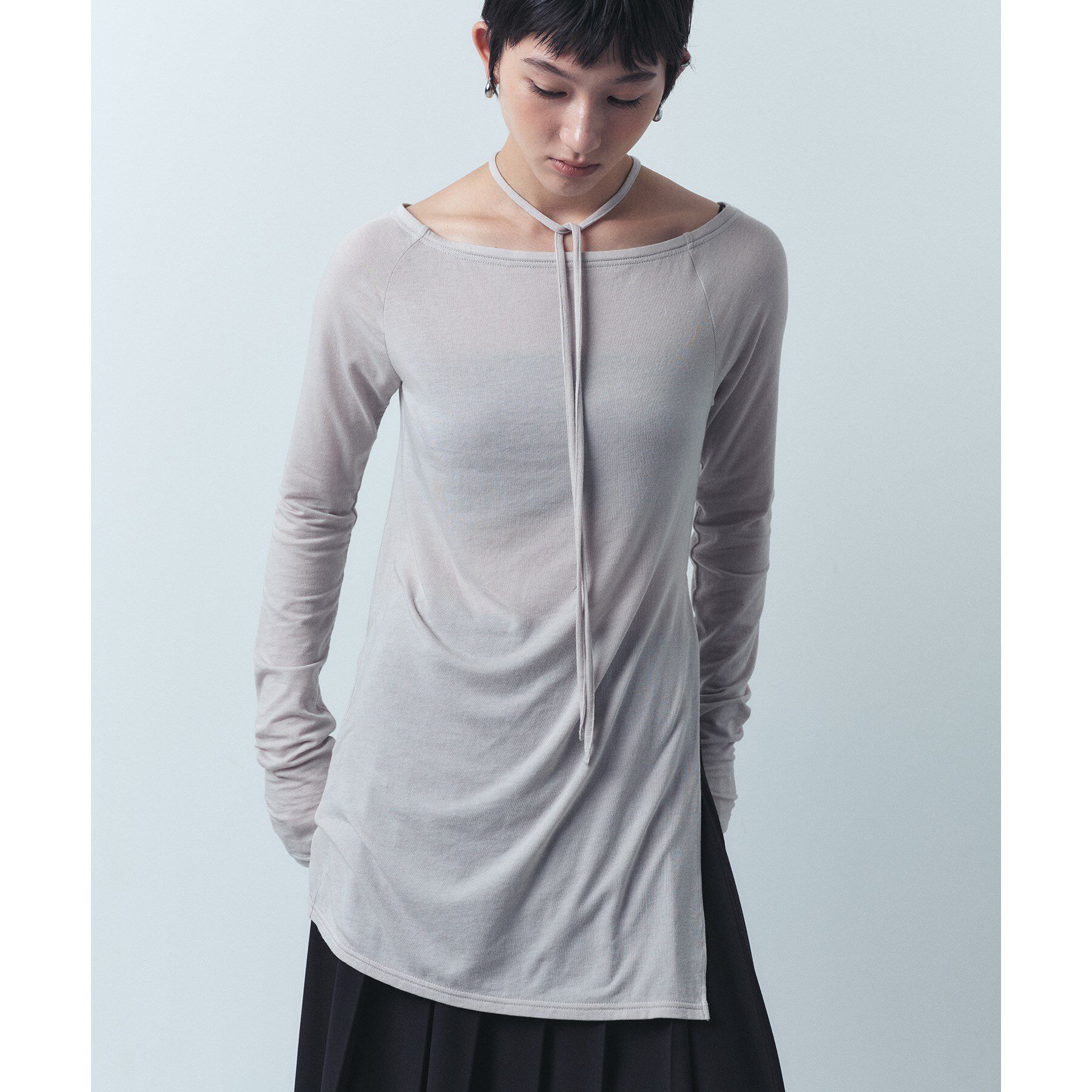 CODE A「off－shoulder jersey top」|Tシャツ・カットソー|