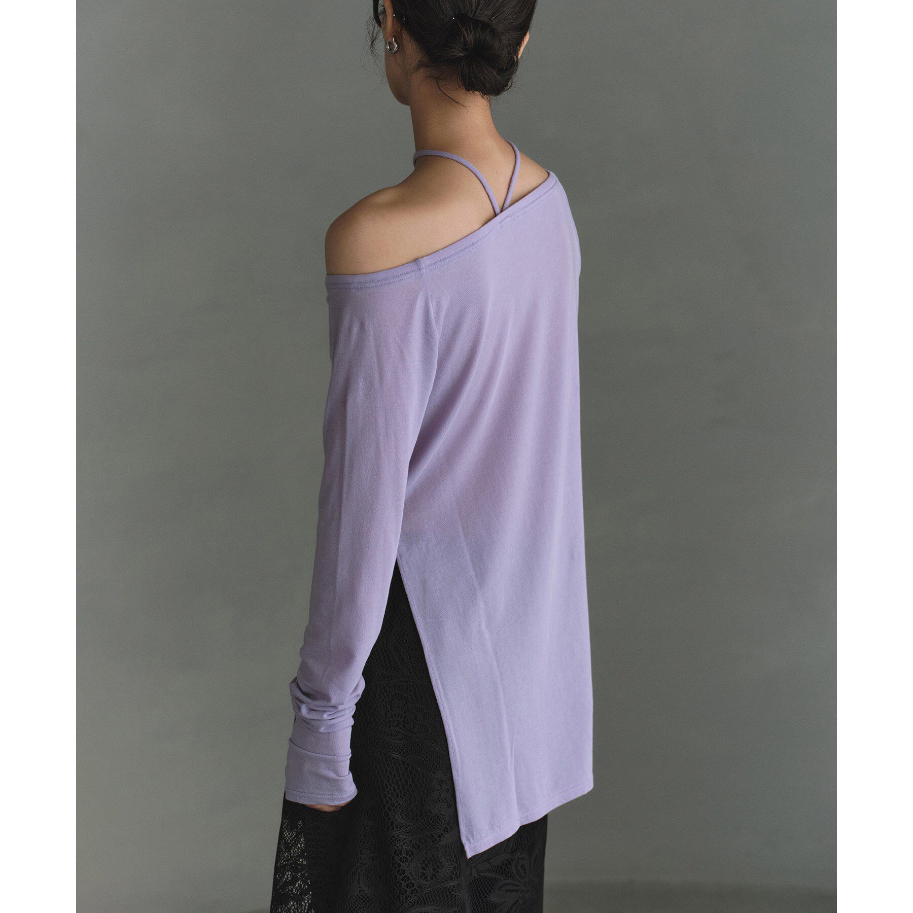CODE A「off－shoulder jersey top」|Tシャツ・カットソー|