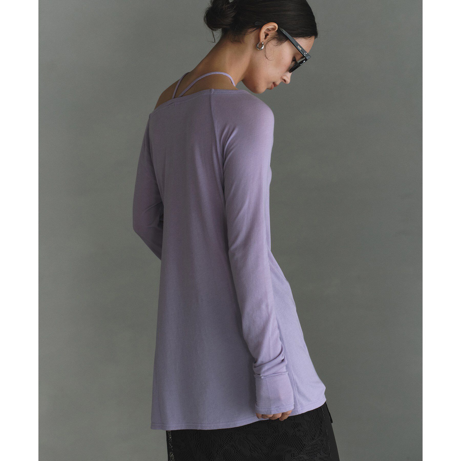 CODE A「off－shoulder jersey top」|Tシャツ・カットソー|