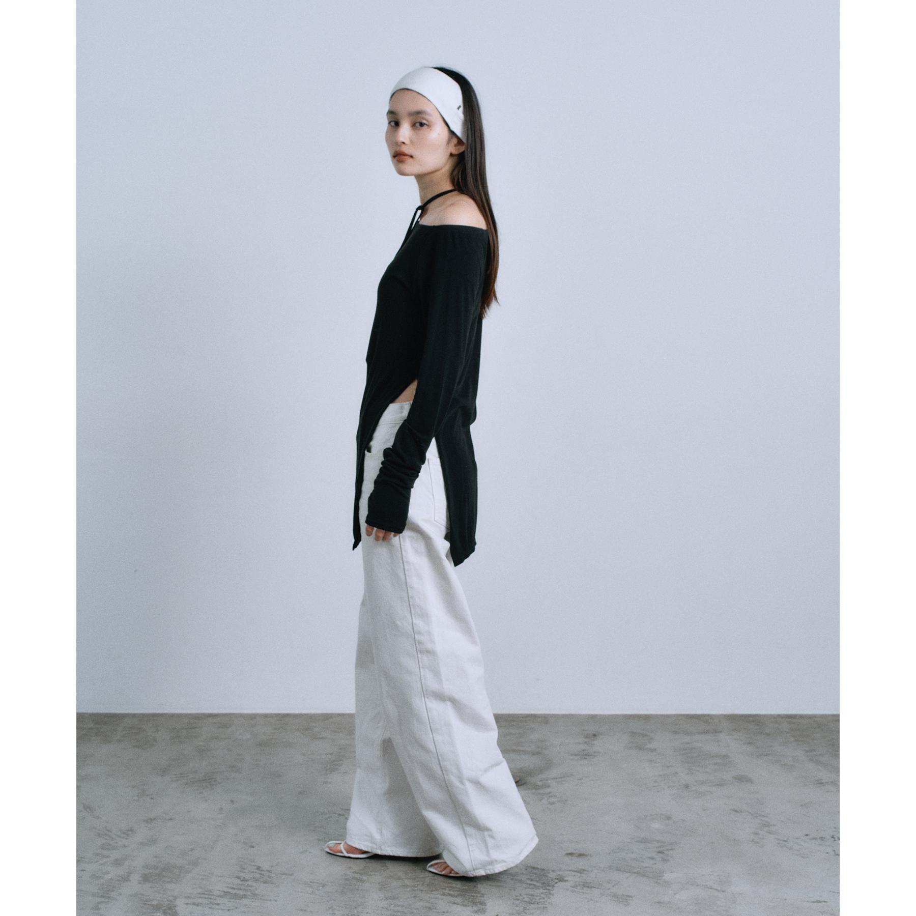 CODE A「off－shoulder jersey top」|Tシャツ・カットソー|