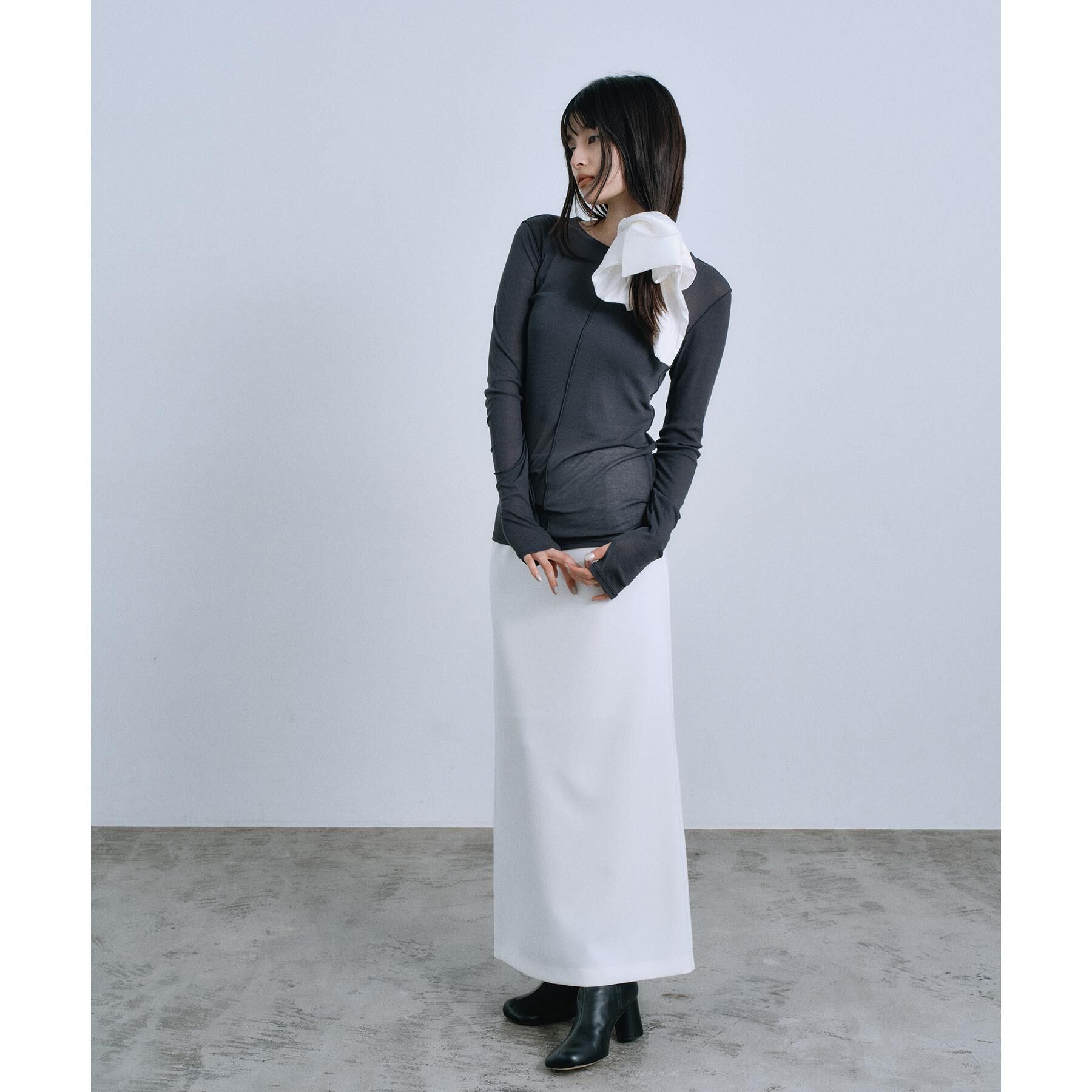 CODE A「【Re】sheer basic tee」|Tシャツ・カットソー|