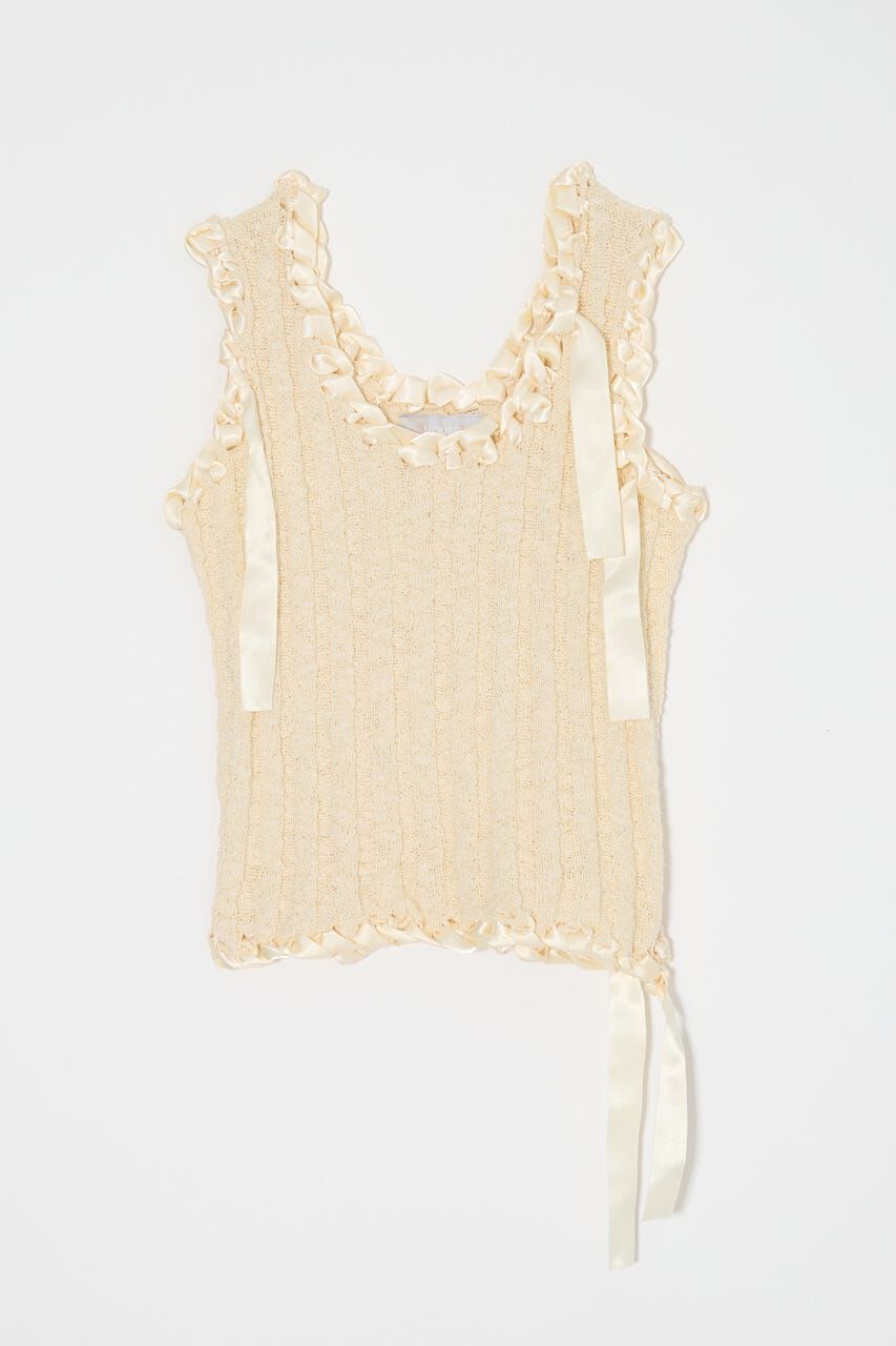 MOUSSY「BRAID KNIT タンク」|タンクトップ|