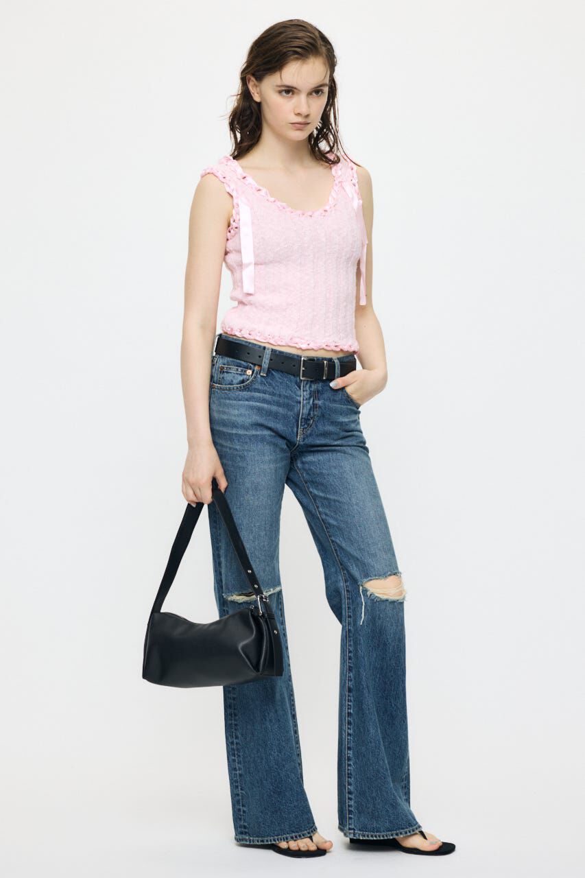 MOUSSY「BRAID KNIT タンク」|タンクトップ|