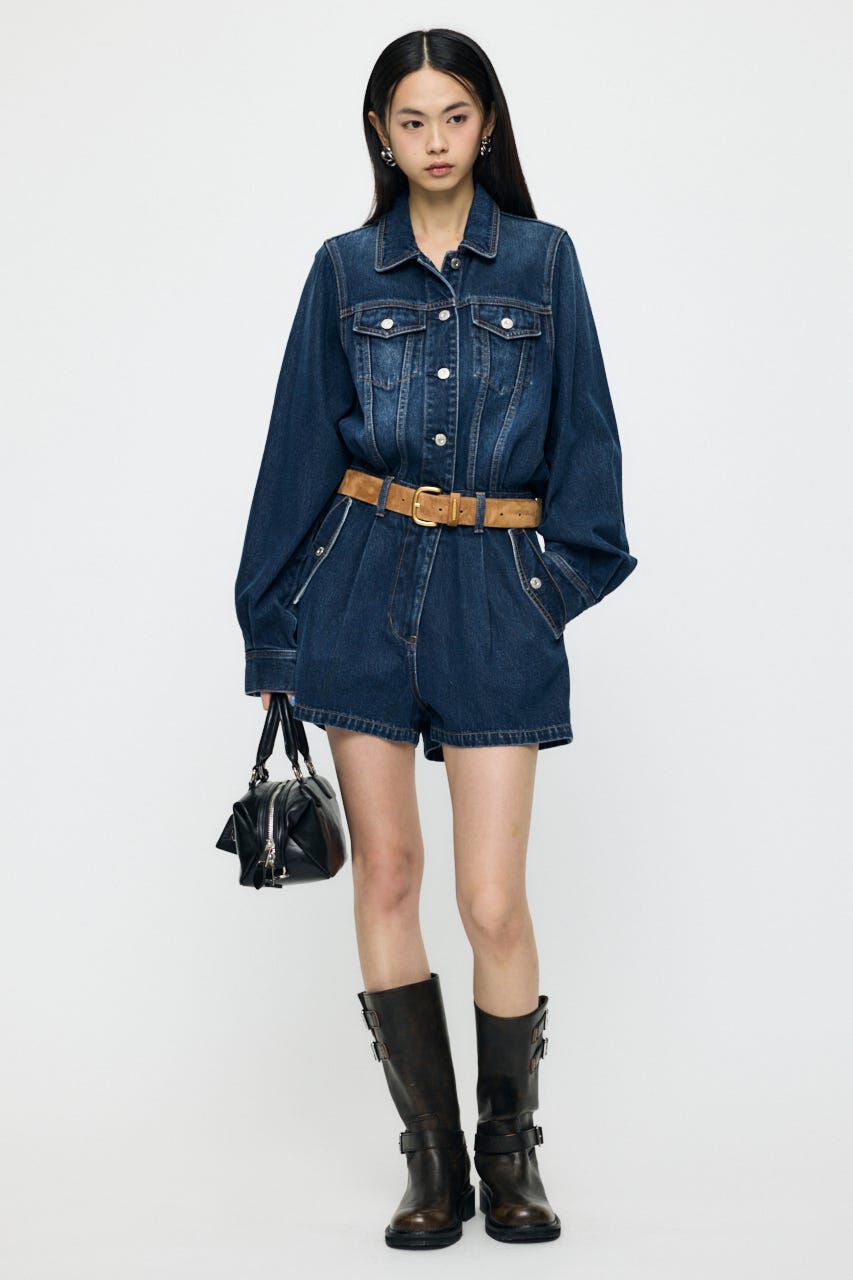 MOUSSY「DENIM SHORT ジャンプスーツ」|その他|
