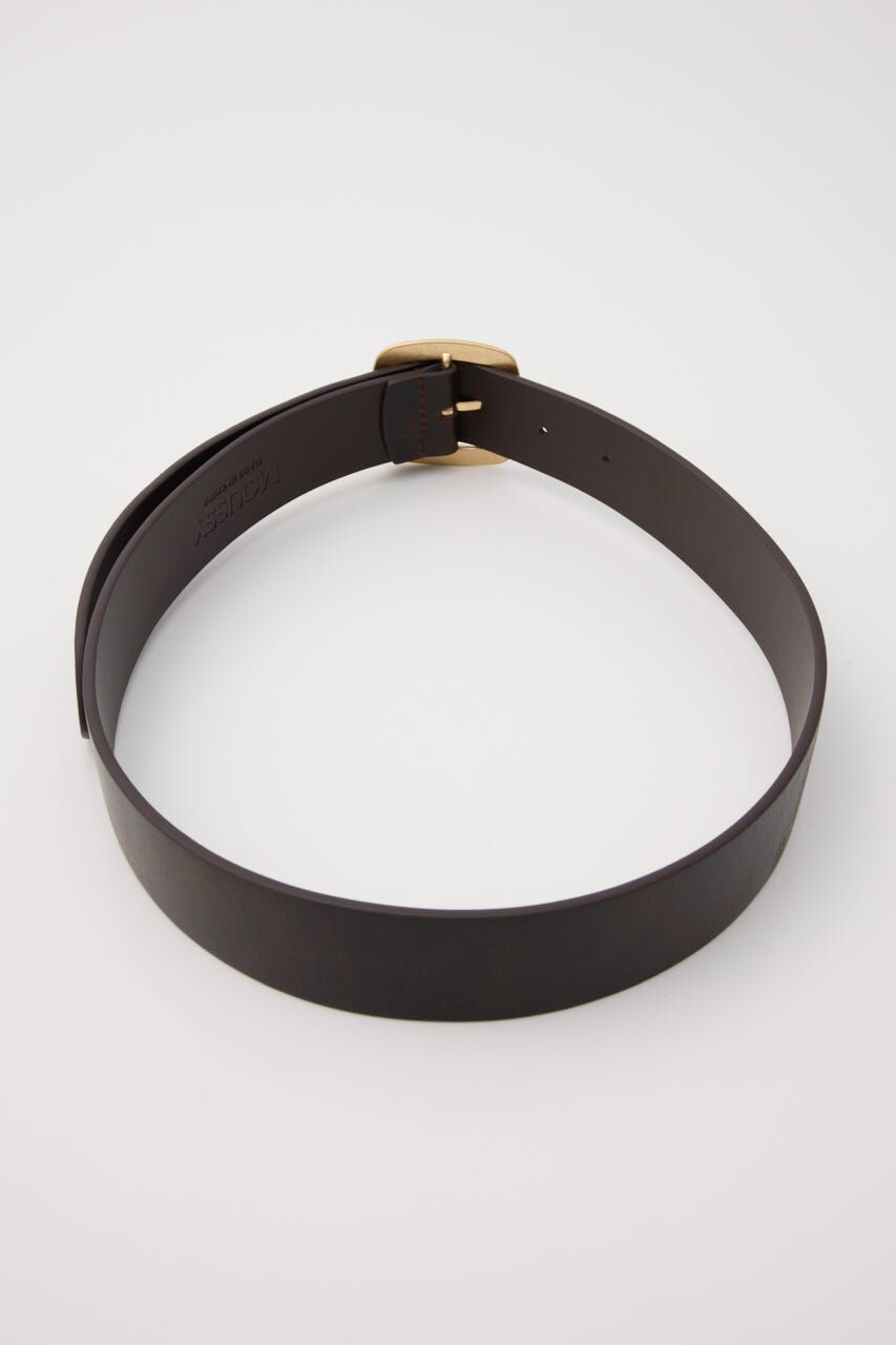 MOUSSY「CHUNKY BUCKLE LEATHER ベルト」|ベルト|