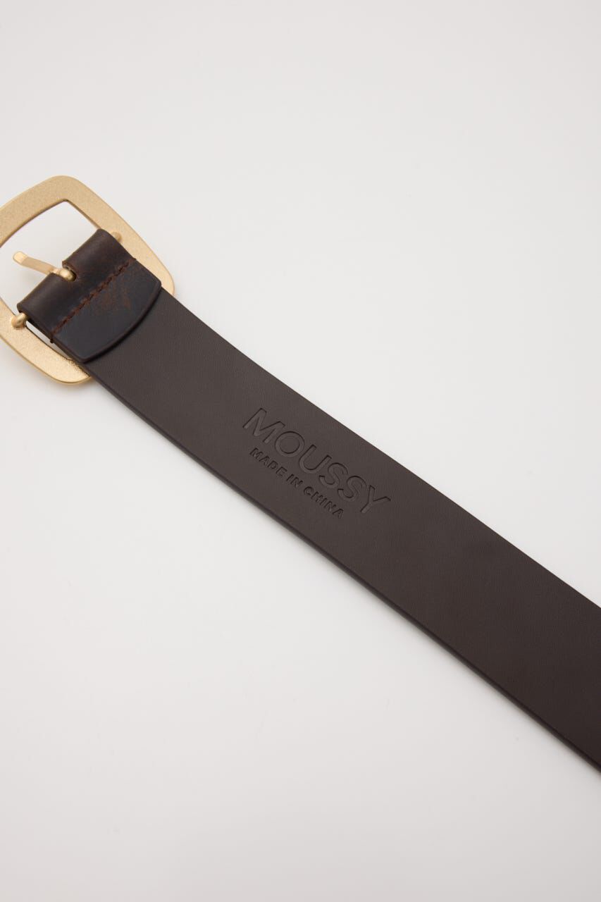 MOUSSY「CHUNKY BUCKLE LEATHER ベルト」|ベルト|