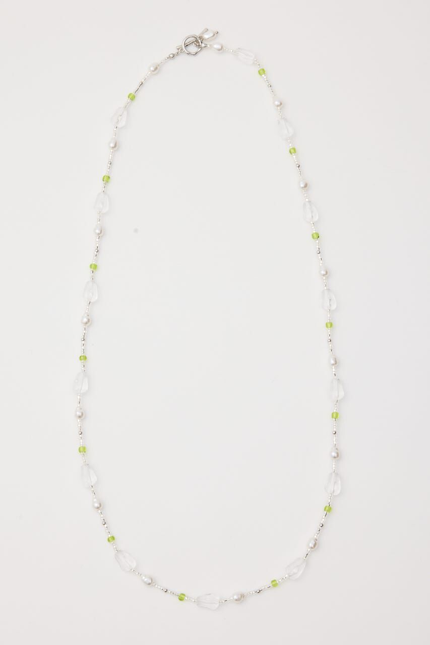 MOUSSY「F/PEARL MIX BEADED ネックレス」|ネックレス|