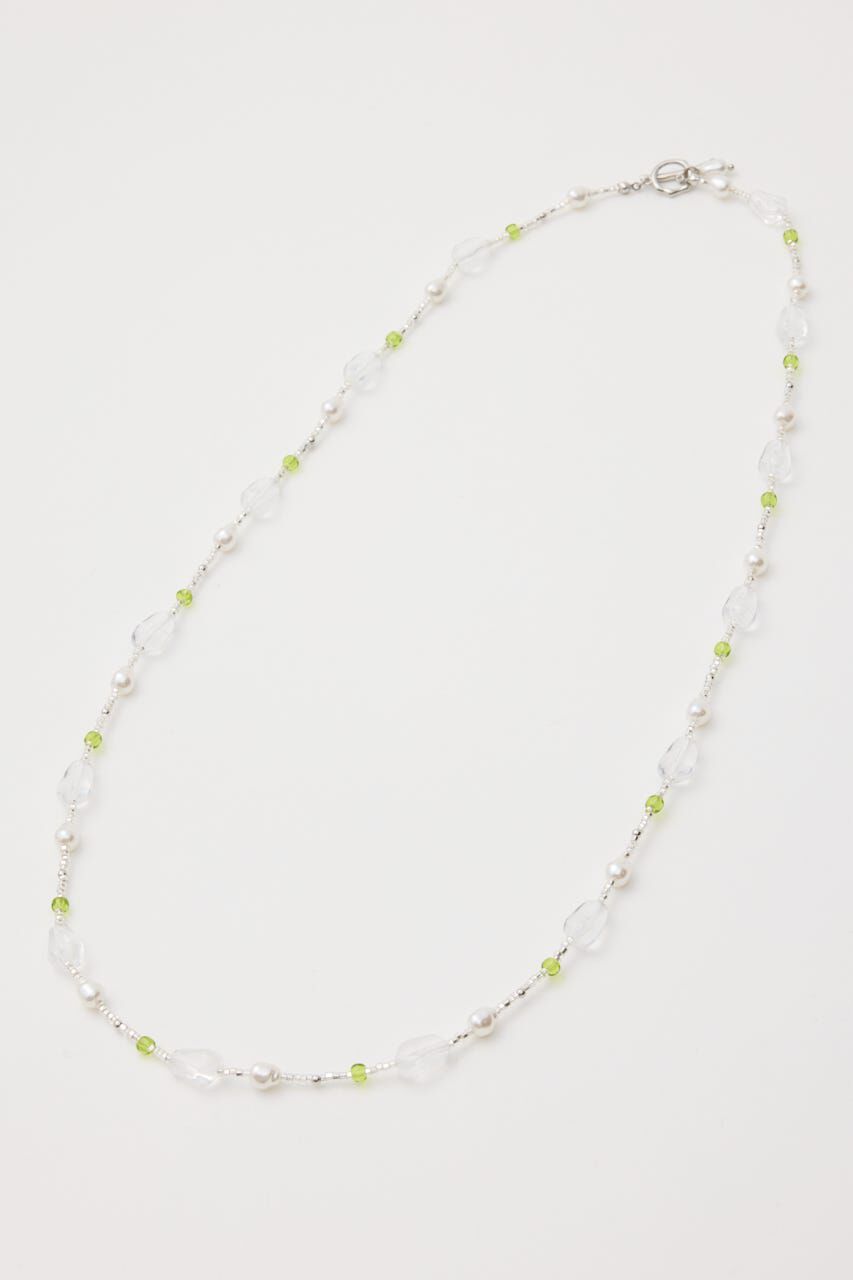 MOUSSY「F/PEARL MIX BEADED ネックレス」|ネックレス|