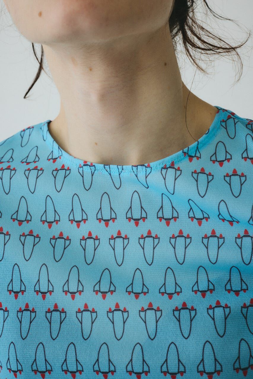 HeRIN.CYE「Rocket mesh inner tops」|Tシャツ・カットソー|