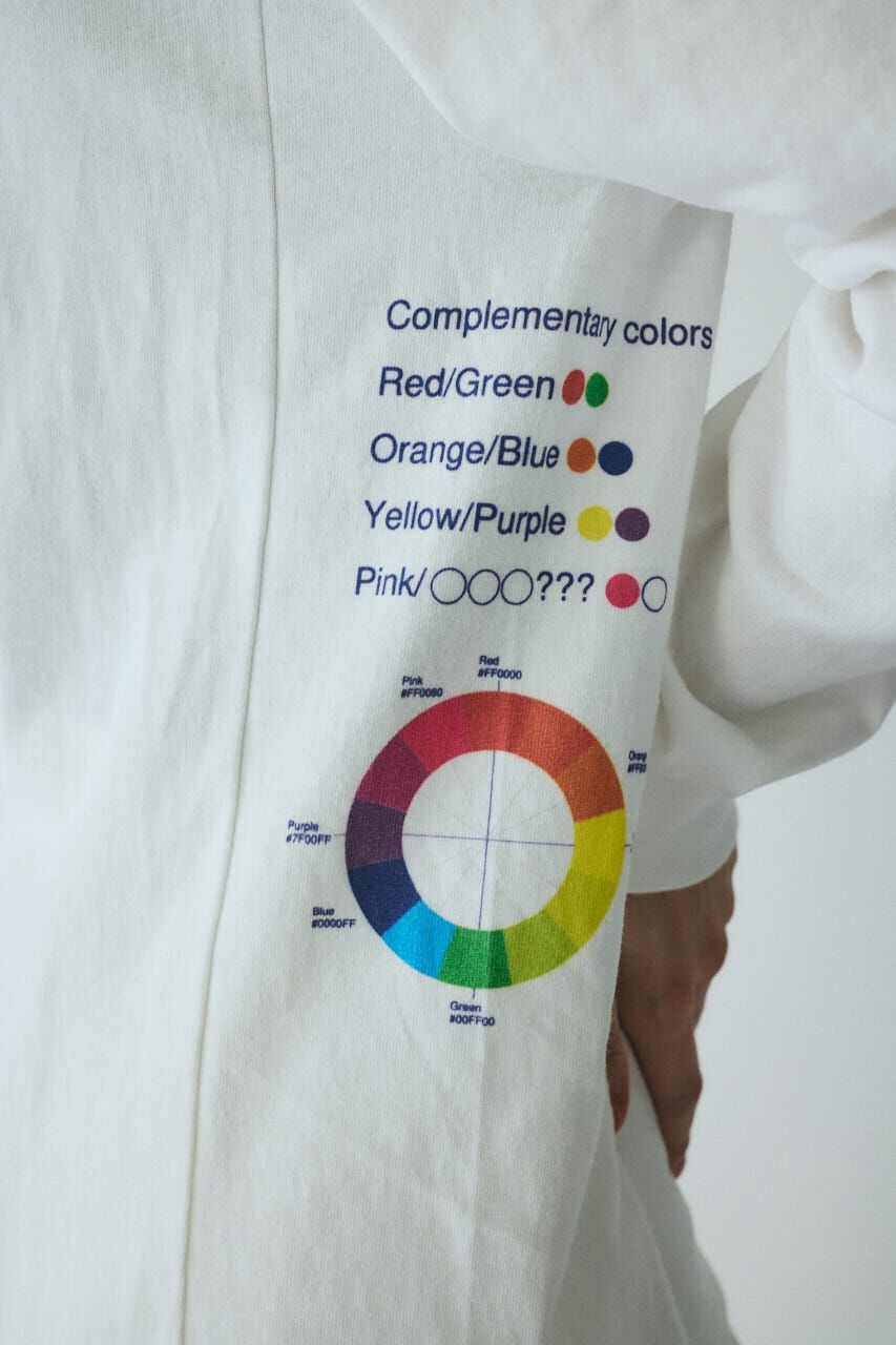 HeRIN.CYE「Side print long T-shirt」|Tシャツ・カットソー|