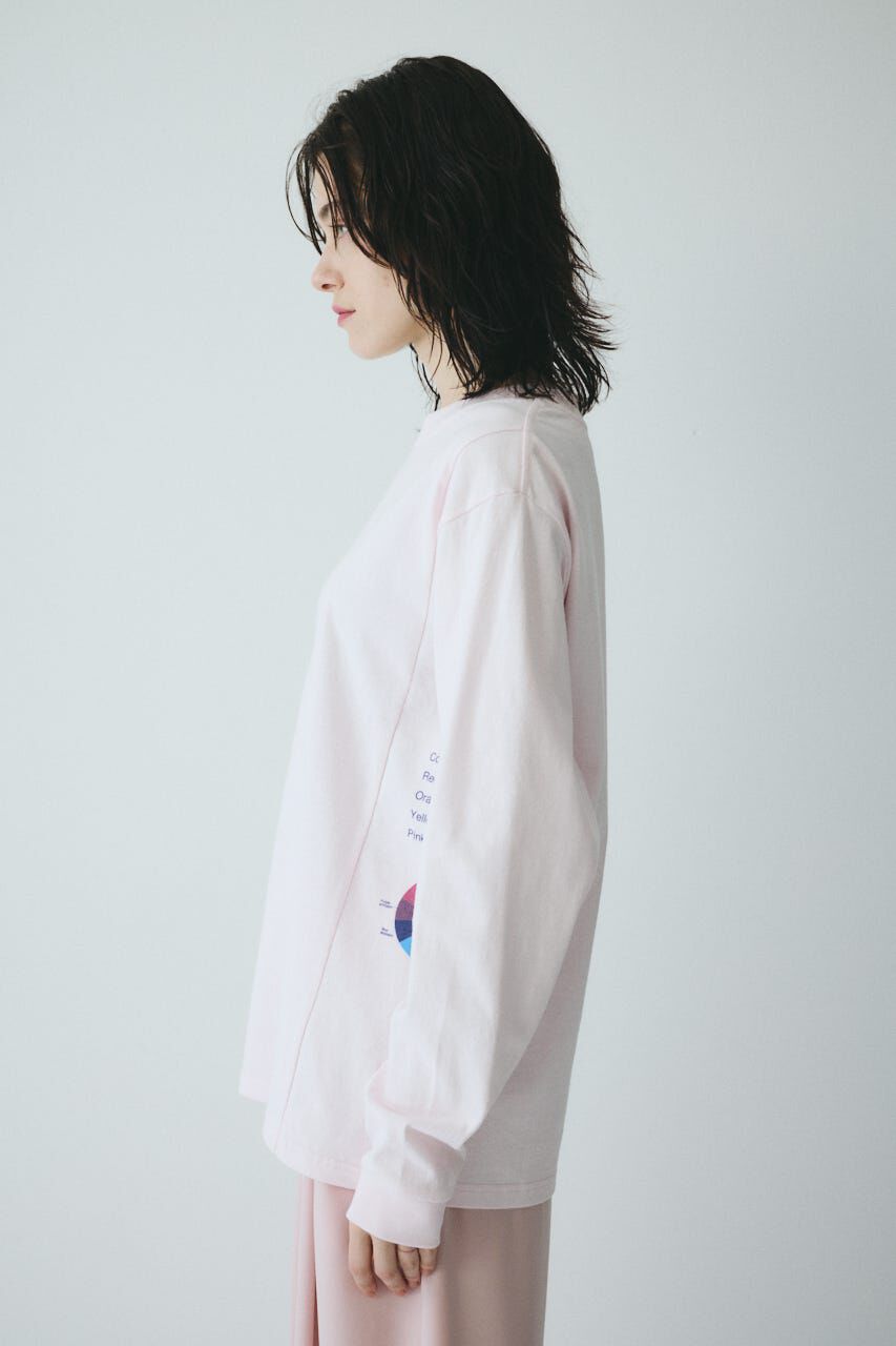HeRIN.CYE「Side print long T-shirt」|Tシャツ・カットソー|
