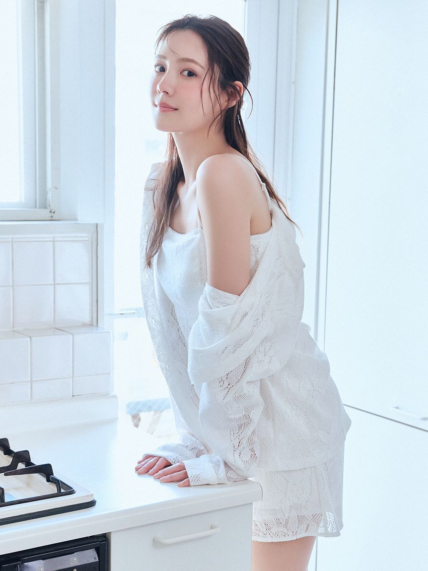 SNIDEL HOME「カーテンレースシャツ」|ルームウェア|