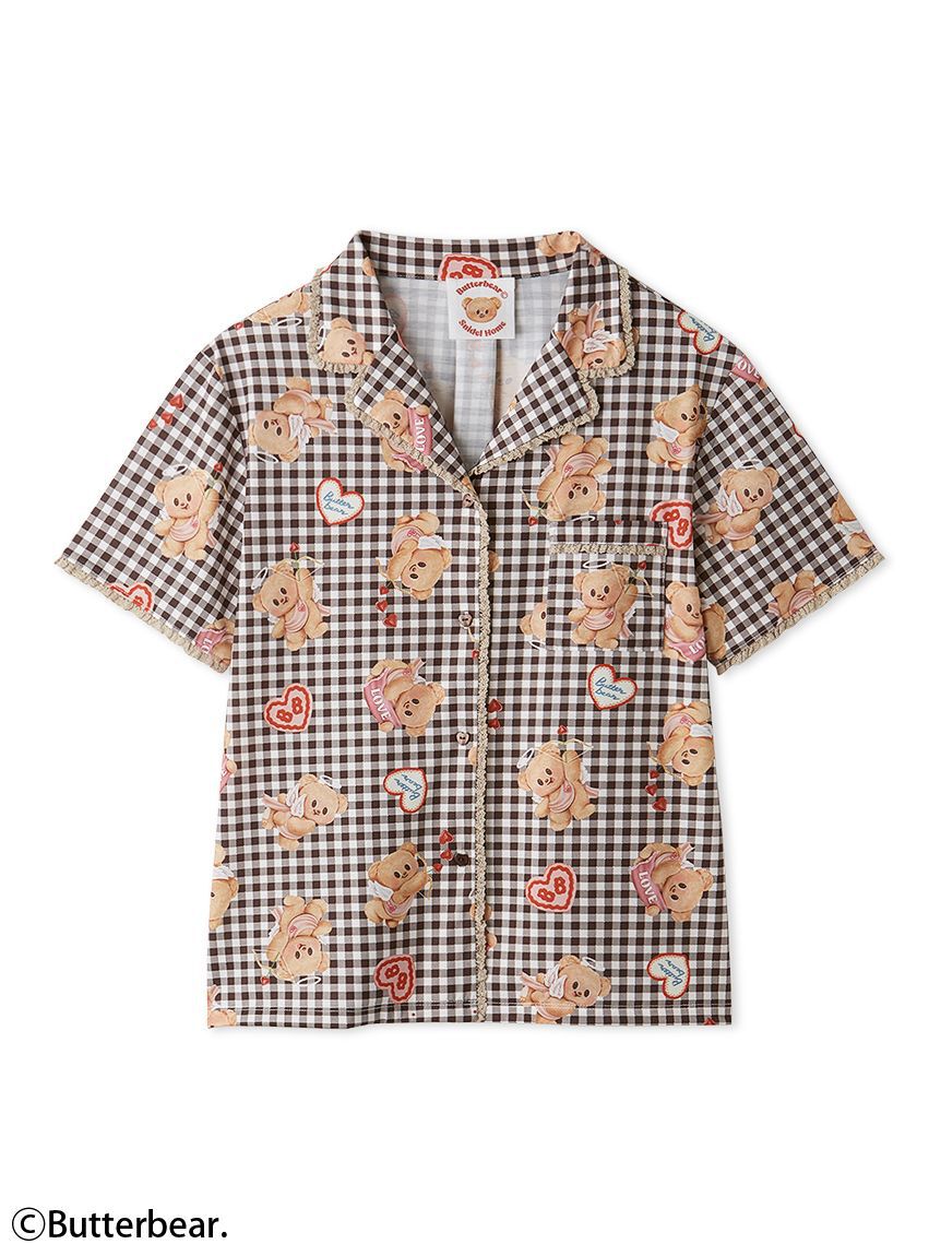 SNIDEL HOME「【BUTTERBEAR】開襟シャツ」|ルームウェア|BRW