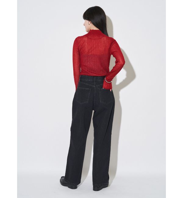 ELENDEEK「HIGH NECK SHEER RIB KT」|ニット・セーター|