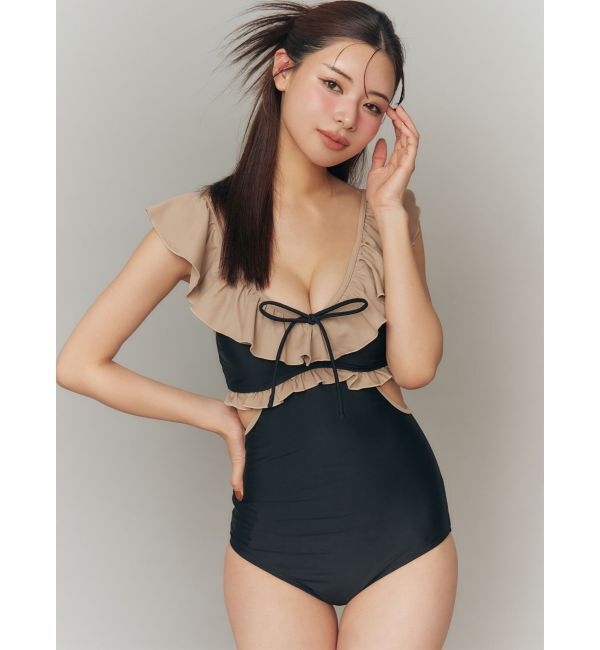 RESEXXY「【swimwear】フリルデザインワンピース」|コンビネゾン|