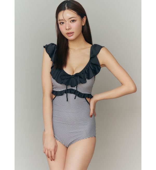 RESEXXY「【swimwear】フリルデザインワンピース」|コンビネゾン|