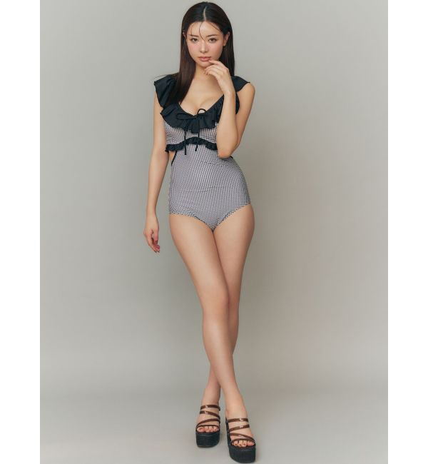 RESEXXY「【swimwear】フリルデザインワンピース」|コンビネゾン|